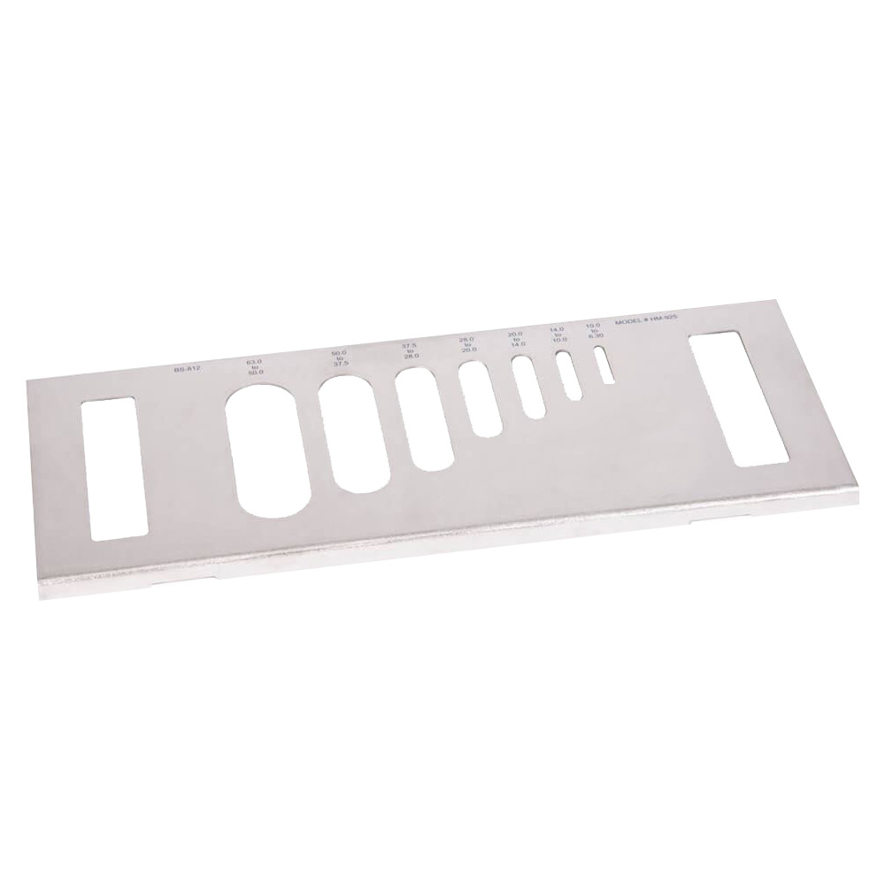 Calibrador de Espesor para Agregados (Indice de Escamacion)