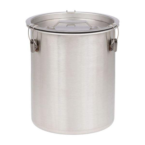 Recipiente de acero inox para Indice de durabilidad.