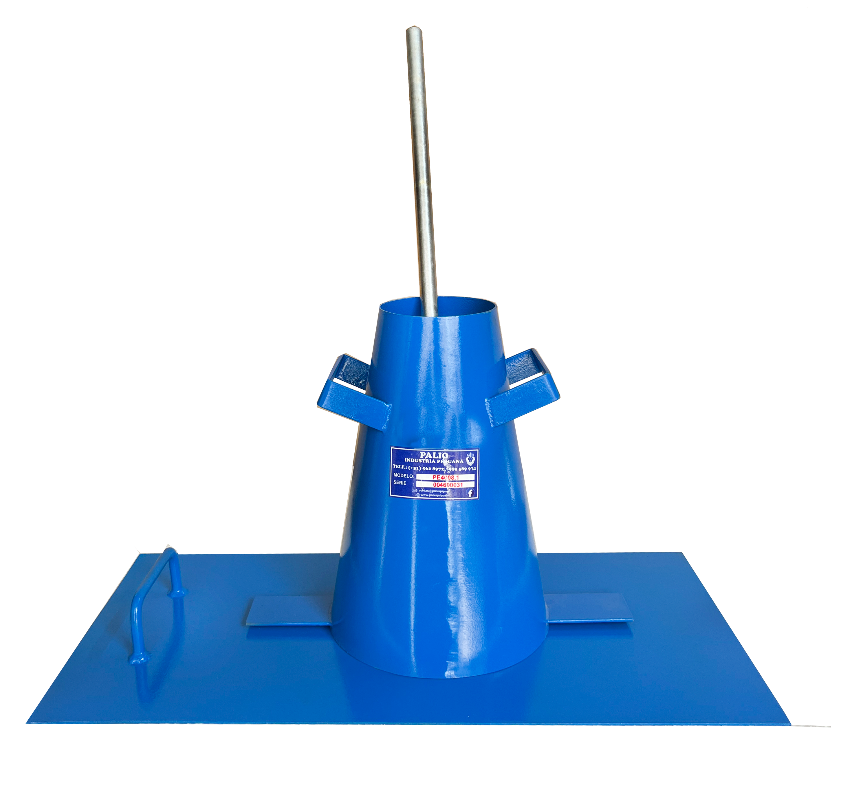 Conjunto de Cono Abrams Para Asentamiento Del Concreto