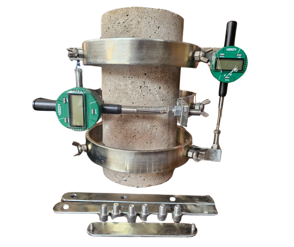 Compresometro / Extensometro Para Briquetas De Concreto De 6" Ø x 12" h.