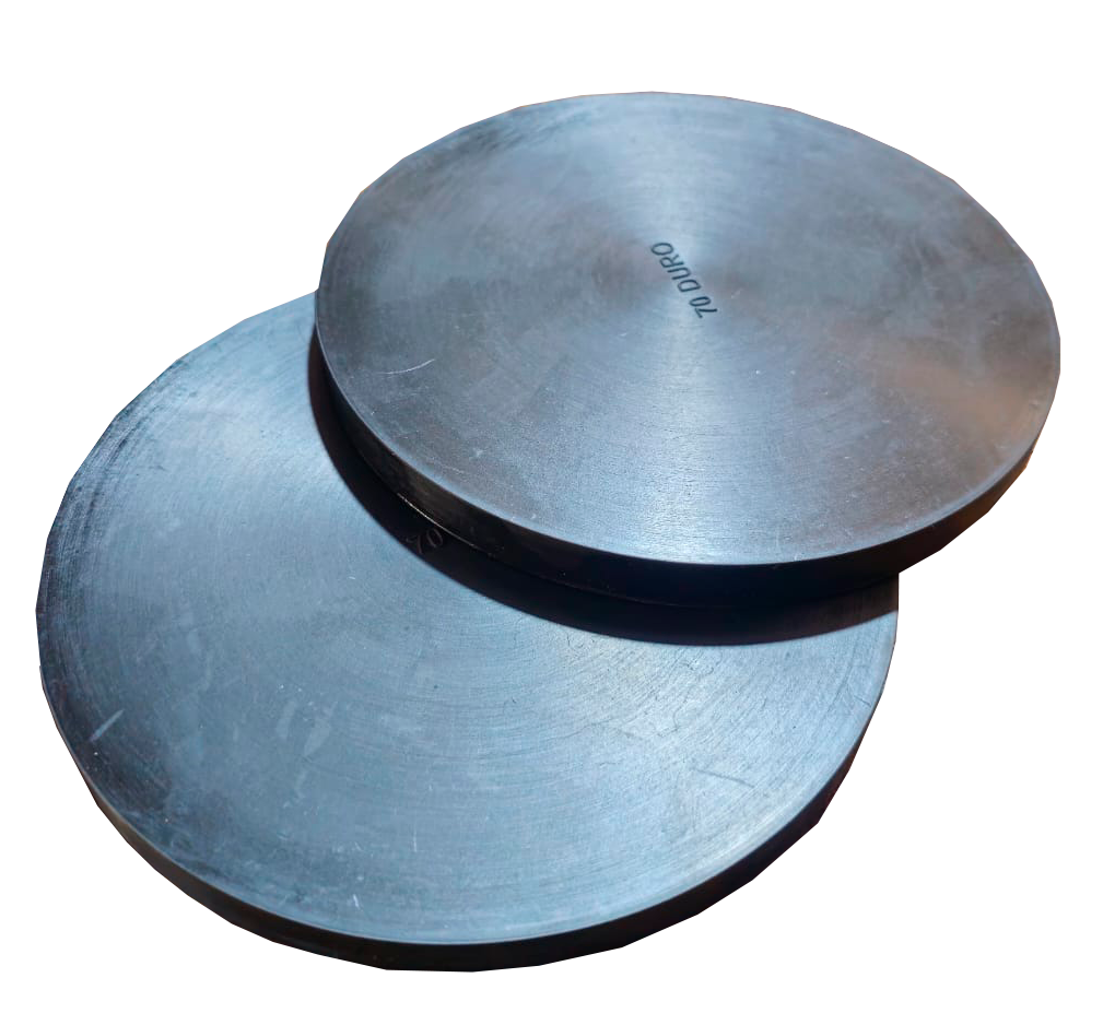 Almohadilla De Neopreno Durómetro 70 x 2" Ø