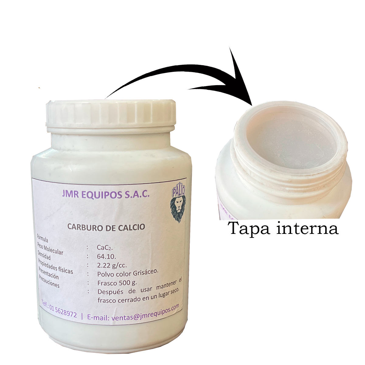 Carburo de Calcio x 500 g