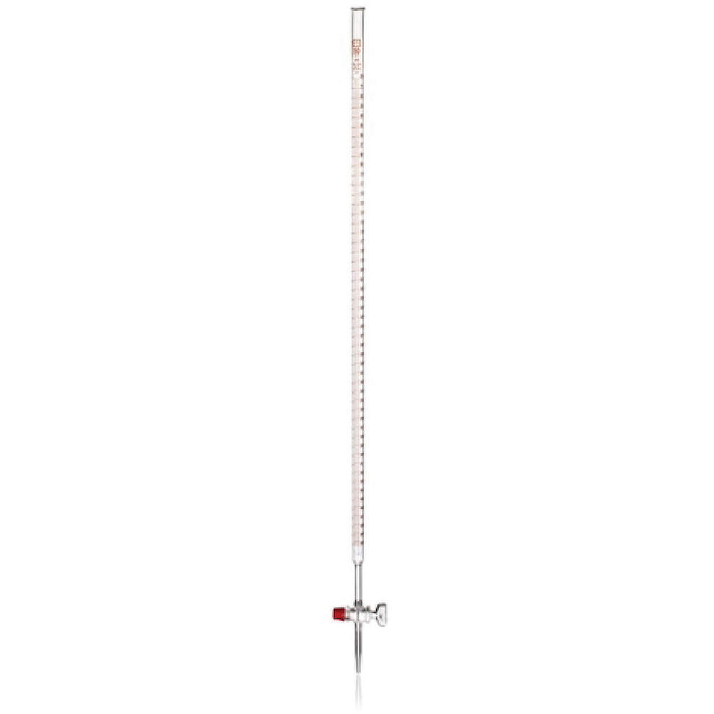 Bureta de Vidrio Graduada de 50 ml con Llave de Paso