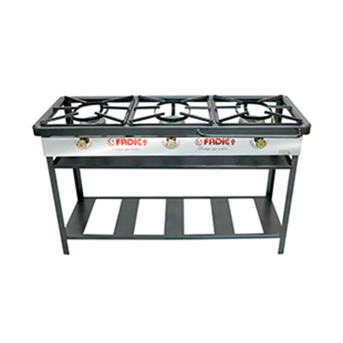 Cocina Semi Industrial de 03 Hornillas 