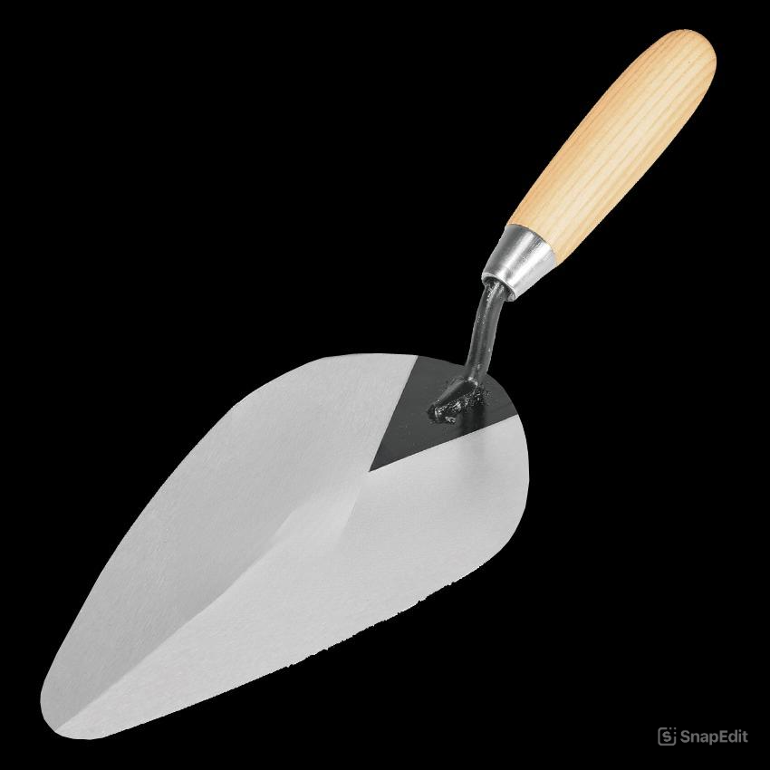 Badilejo de albañil  triangular de 7"