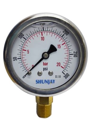 Manometro Radial de 300 psi