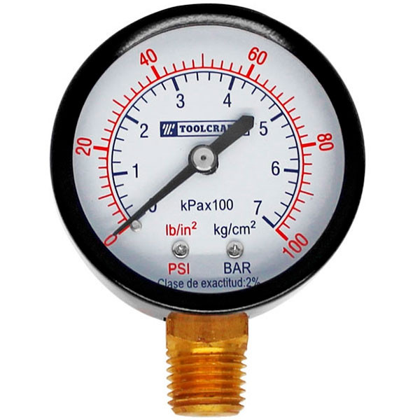 Manometro Radial de 0 a 100 PSI