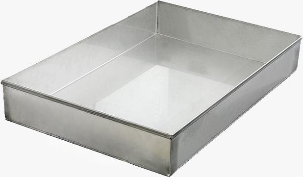 Bandeja Galvanizada 40cm x 25cm x 5cm x 0.8mm esp.