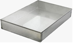Bandeja de Acero Inox. 30cm x 20cm x 10cm x 1mm esp.