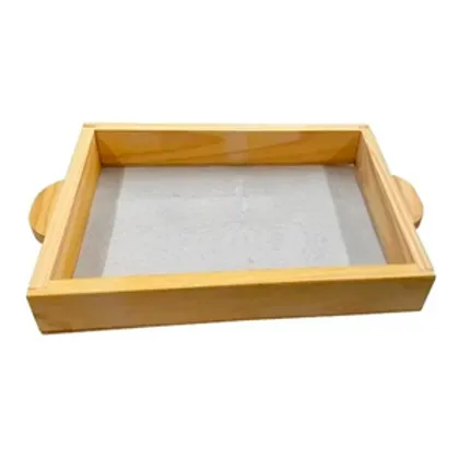 Zaranda 3/8 de 60 x 30 cm con Marco de madera	